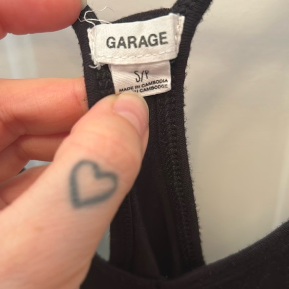 Garage Black Tank Top - Picture 2 of 4